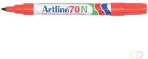 Artline Viltstift 70 rond rood 1.5mm