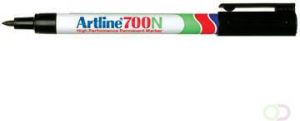 Artline Viltstift 700 rond zwart 0.7mm