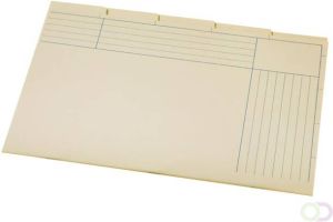 Atlanta Binnenmap A6200 5 folio 345x232mm 5DLG karton chamois