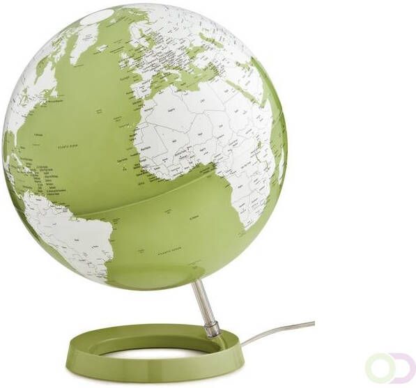 Atmosphere Globe Bright Pistachio 30cm diameter kunststof voet met verlichting