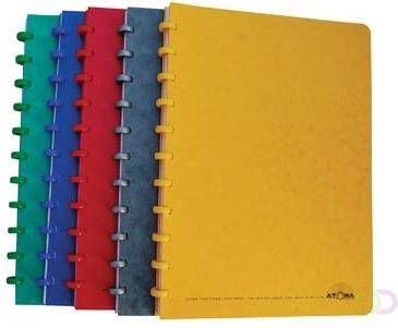 Atoma Classic schrift ft A4 100 bladzijden gelijnd geassorteerde kleuren