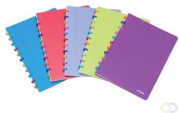 Atoma Tutti Frutti schrift ft A4 144 bladzijden gelijnd geassorteerde kleuren - Foto 2