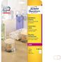 Avery Zweckform Avery transparante Crystal Clear etiketten ft 210 x 297 mm 25 etiketten 1 per vel - Thumbnail 2