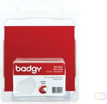 Badgy 100 PVC dunne kaarten â 100 en 200 compatibel dikte: 0 50 mm