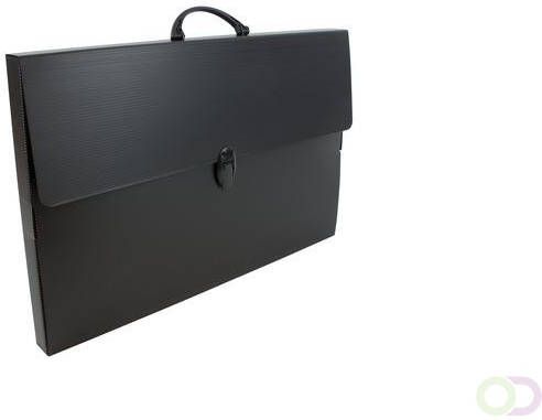 Favorit Tekenkoffer Every Line Total Black 565x365x55mm