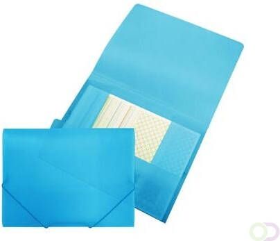 Beautone elastomap met kleppen ft A4 blauw