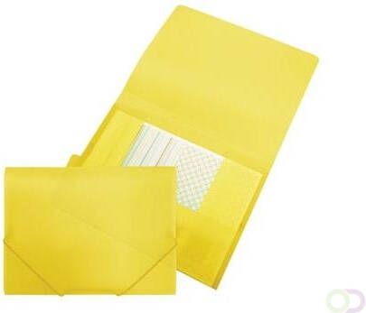 Beautone elastomap met kleppen ft A4 geel