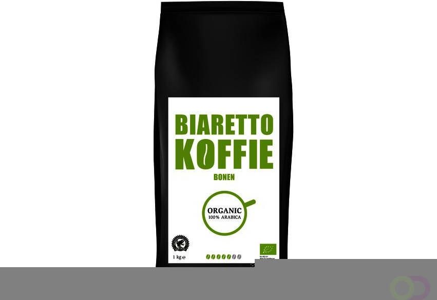 Biaretto Koffie bonen regular biologisch 1000gr