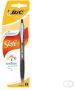 Bic Balpen Atlantis soft metalen clip clic medium zwart bister Ã  1 stuk - Thumbnail 2