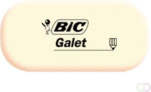 Bic Gum zacht potlood galet wit