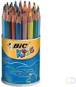 Bic Kids kleurpotlood Ecolutions Evolution Triangle pot met 48 potloden