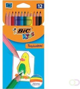 Bic Kids kleurpotlood Tropicolors etui van 12 stuks