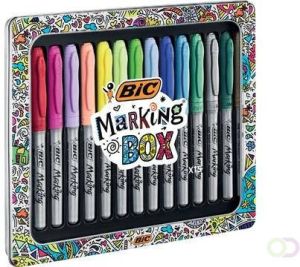 Bic Marking Box 15-delig in geassorteerde kleuren