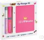 Bic Message Kit Princess balpen 4 colours markeerstift highlighter en notitieboekje ft A6 - Thumbnail 2