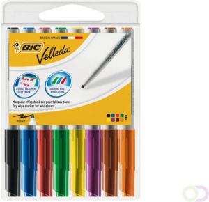 Bic Viltstift 1748 whiteboard rond ass 1.4mm blister Ã  8st