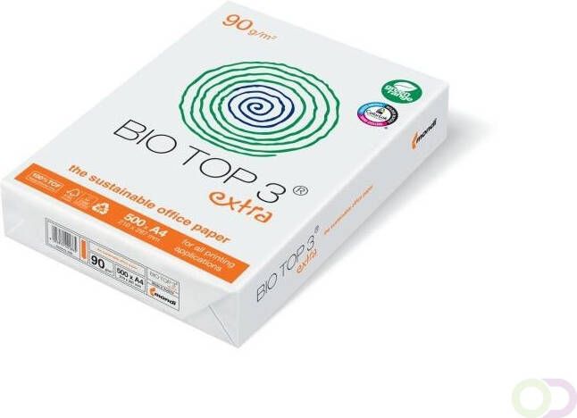 Bio Top 3 Kopieerpapier BioTop 3 A4 90gr naturel 500vel