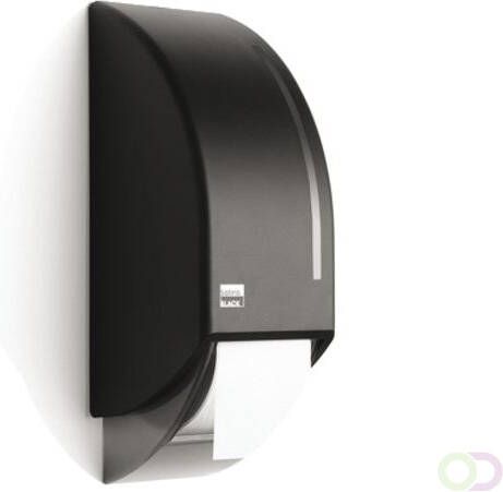 BlackSatino Toiletpapierdispenser ST10 systeemrol duo zwart 331950