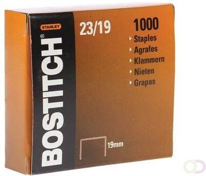 Bostitch nietjes 23-19-1M 19 mm verzinkt voor 00540
