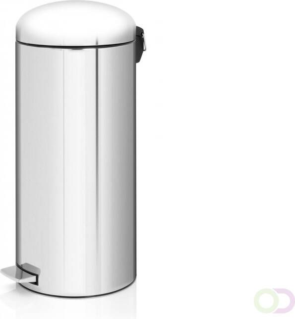 Brabantia Pedaalemmer Retro 30 ltr RVS