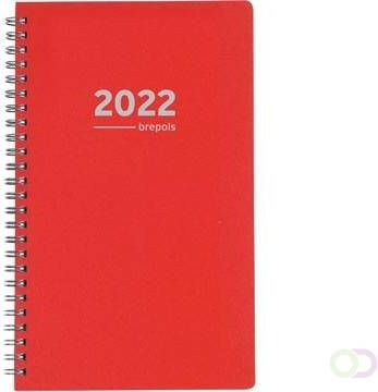 Brepols agenda Breform Polyprop 6-talig rood 2022