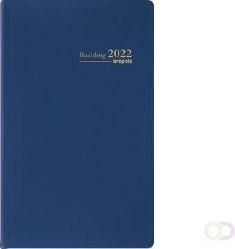 Brepols agenda Building Seta 6-talig blauw 2022