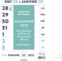 Brepols Optivision Wand-week kalender franstalig 2023 - Thumbnail 1
