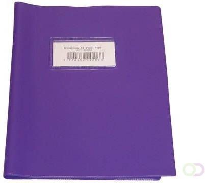 Merkloos schriftomslagen paars ft schrift 16 5 x 21 cm - Foto 2