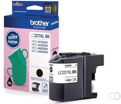 Brother inktcartridge 1.200 pagina's OEM LC-227XLBK zwart op blister