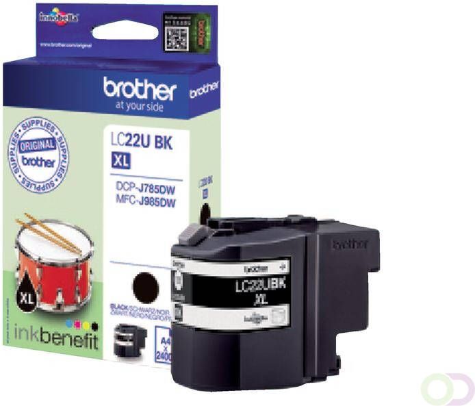 Brother Inktcartridge LC-22U zwart