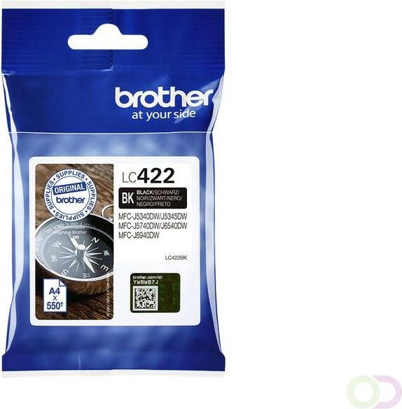 Brother Inktcartridge LC-422BK zwart