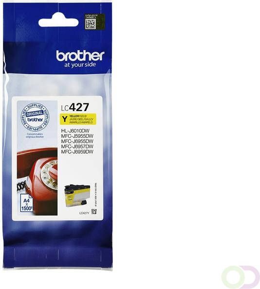 Brother Inktcartridge LC-427Y geel