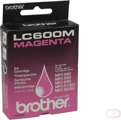 Brother inktcartridge magenta 450 pagina's lc600m