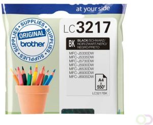 Brother inktcartridge 550 pagina&apos;s OEM LC-3217BK zwart