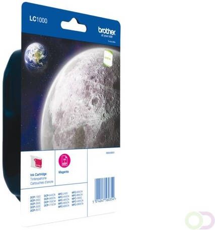 Brother LC-1000MBP Blister Pack inktcartridge Origineel Magenta (LC-1000MBP)