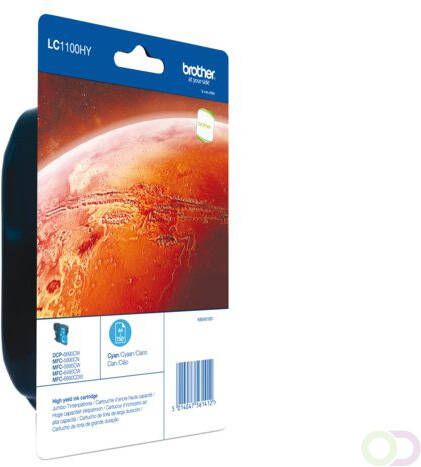 Brother LC-1100HYC inktcartridge 1 stuk(s) Origineel Cyaan (LC-1100HYCBP)