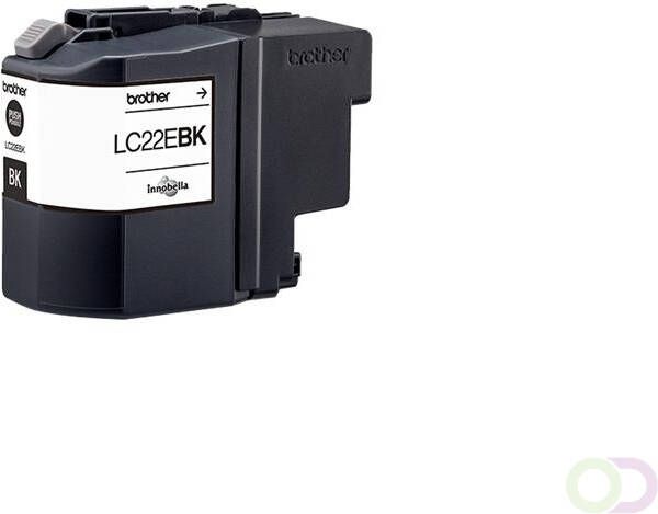 Brother LC-22EBK inktcartridge 1 stuk(s) Origineel Zwart (LC-22EBK)