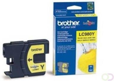 Brother LC-980YBP inktcartridge Origineel Geel (LC-980YBP)