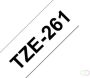 Brother Labeltape P touch TZE261 36mm zwart op wit - Thumbnail 2