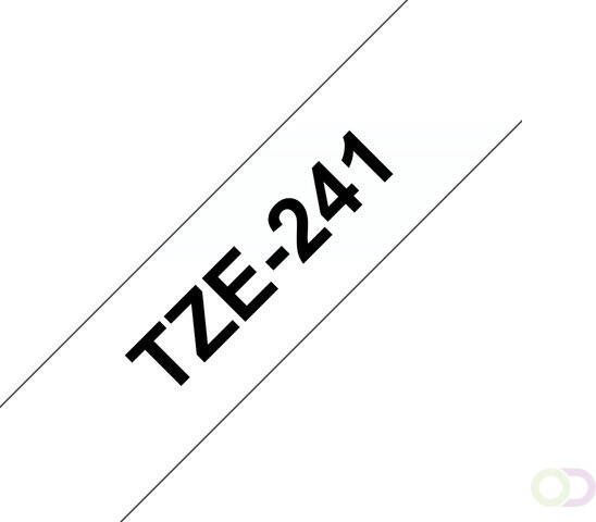 Brother TZe241 labelprinter-tape Zwart op wit TZe (TZE-241)