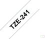 Brother TZe241 labelprinter-tape Zwart op wit TZe (TZE-241) - Thumbnail 1