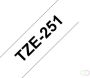 Brother TZE251 labelprinter-tape Zwart op wit TZe (TZE251) - Thumbnail 1
