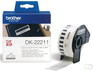 Brother doorlopende labelrol voor QL ft 29 mm x 15 24 m plastic film