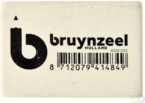 Bruynzeel Gum extra zacht display Ã  30 stuks wit