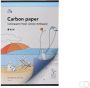 Qbasic Carbonpapier A4 21x29 7cm 10x blauw - Thumbnail 1