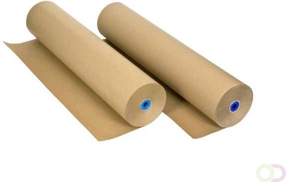 Budget Inpakpapier 70gram 70cmx220m kraft bruin