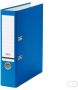 Qbasic Ordner Budget A4 80mm karton blauw - Thumbnail 2
