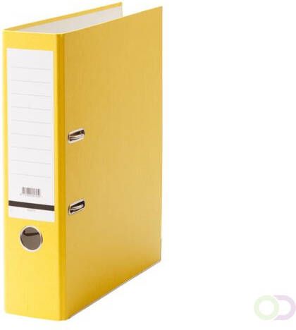 Budget Ordner A4 80mm karton geel