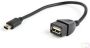 Cablexpert USB kabel OTG USB A mini USB B 0 15 m zwart - Thumbnail 2