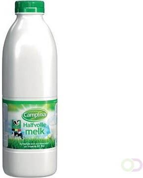 Campina halfvolle melk 1 liter pak van 6 stuks