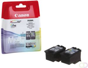 Canon 2970B010 inktcartridge 2 stuk(s) Origineel Normaal rendement Zwart Cyaan Magenta Geel (2970B010)